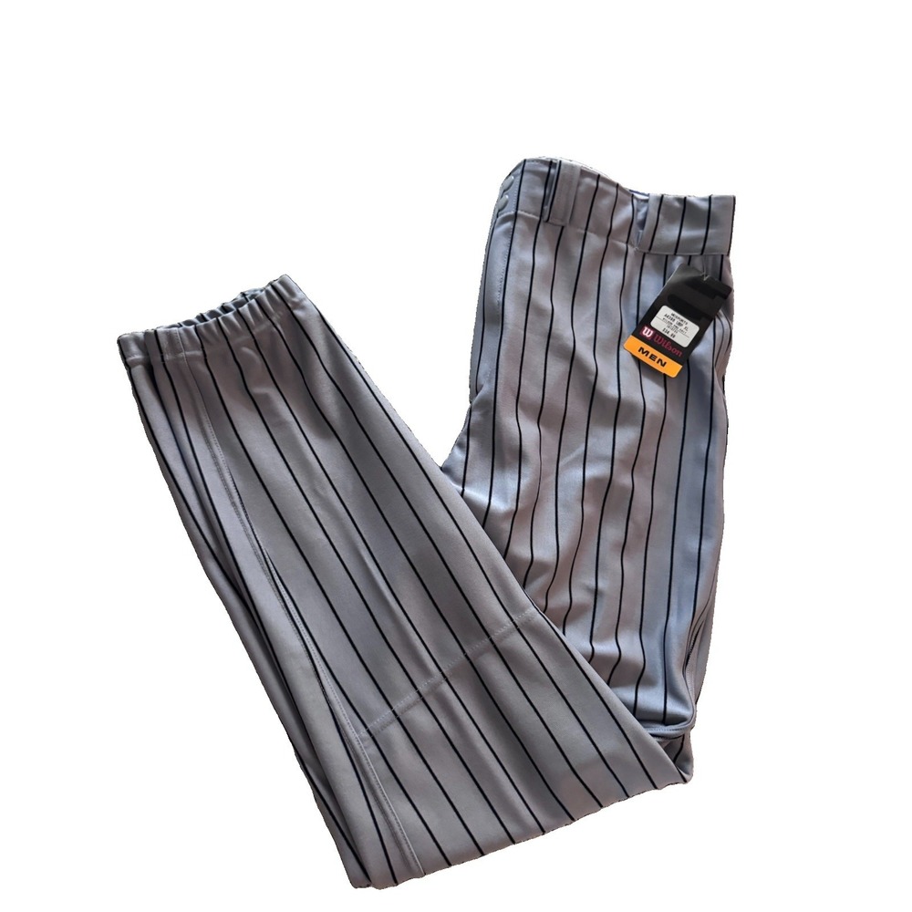 New Wilson A4398 Adult Pro Pinstripe Traditional Cut Baseball / Softball Pant